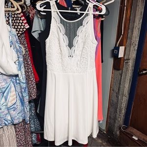 White bridal shower or nice cocktail dress